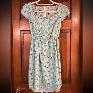 Blue Anchor Dress